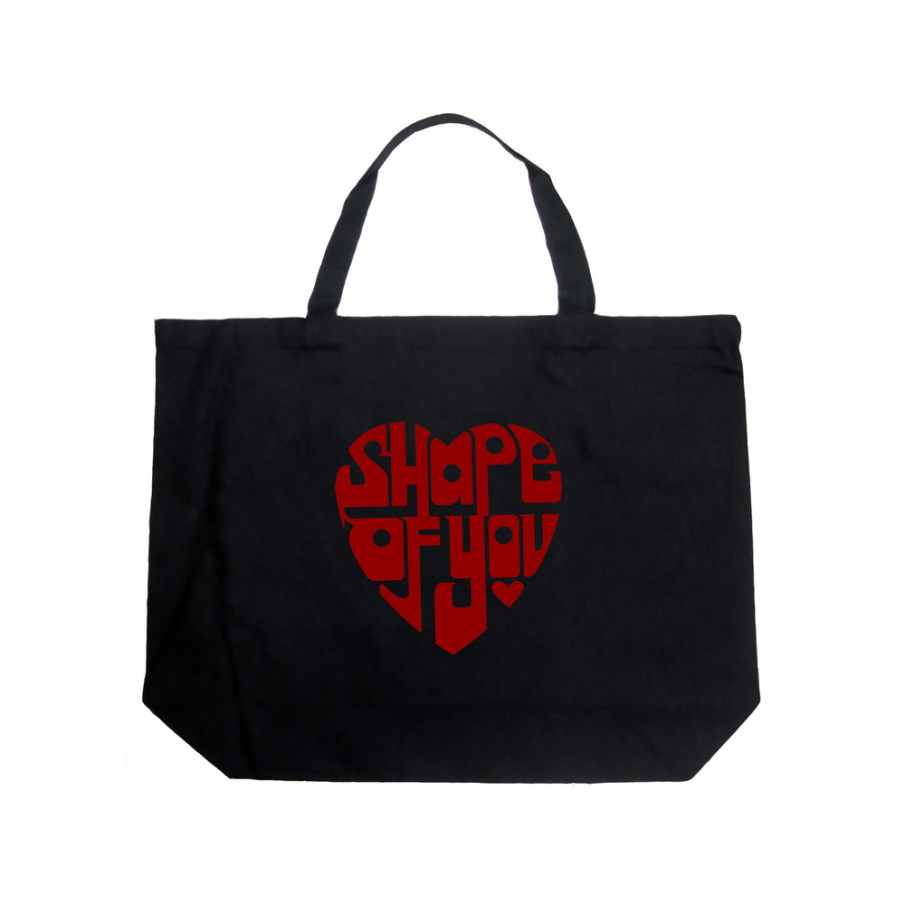 Large Word Art Tote Bag - Shape of You